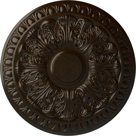 Colton Ceiling Medallion (Fits Canopies Up To 4 3/4), Hand-Painted Bronze, 15 3/4OD X 1 1/2P